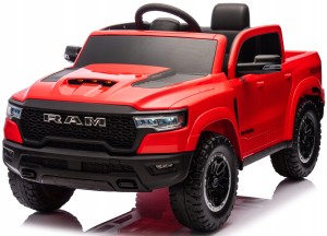 DODGE RAM 1500 auto na akumulator skóra pilot miękkie koła eva samochód 12V ZB618 