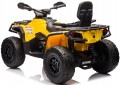 QUAD Can-Am Outlander na akumulator 4x4 skóra miękkie koła 24V 2-osobowy DK-CA005