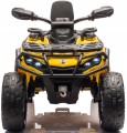 QUAD Can-Am Outlander na akumulator 4x4 skóra miękkie koła 24V 2-osobowy DK-CA005