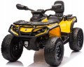 QUAD Can-Am Outlander na akumulator 4x4 skóra miękkie koła 24V 2-osobowy DK-CA005