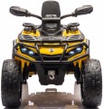 QUAD Can-Am Outlander na akumulator 4x4 skóra miękkie koła 24V 2-osobowy DK-CA005