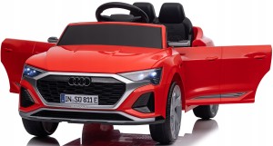 AUDI SQ8 4x4 auto na akumulator skóra pilot miękkie koła eva samochód 12V HZB-088/SQ8 