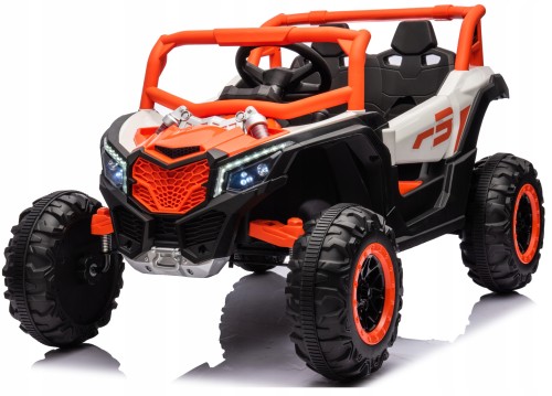 BUGGY Jeep 4x4 auto na akumulator 4-silniki pilot miękkie koła eva skóra NEL 901