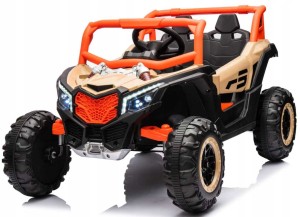 BUGGY Jeep 4x4 auto na akumulator 4-silniki pilot miękkie koła eva skóra NEL 901 