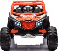 BUGGY Jeep 4x4 auto na akumulator 4-silniki pilot miękkie koła eva skóra NEL 901