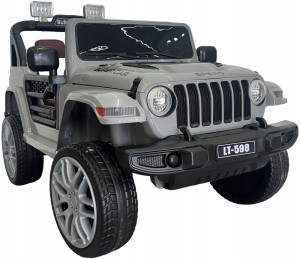 JEEP OFF ROAD 4x4 na akumulator skóra pilot auto miękkie piankowe koła eva LT598