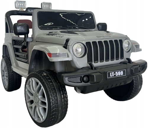 JEEP OFF ROAD 4x4 na akumulator skóra pilot auto miękkie piankowe koła eva LT598