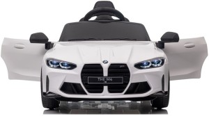 Bmw M4 auto samochód na akumulator skóra miękkie koła eva 2x45W pilot led SX2418