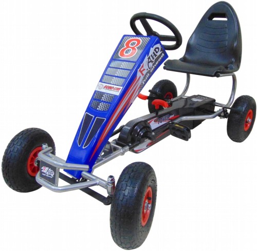  Gokart na pedały pompowane koła Duży F8