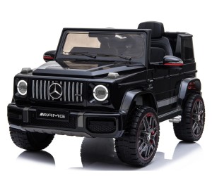 Mercedes G63 samochód na akumulator SKÓRA PILOT MIĘKKIE KOŁA EVA 4x4