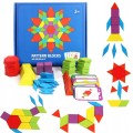 Drewniane puzzle układanka gra logiczna Montessori 17253
