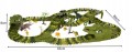 Tor wyścigowy dinozaur park 240 elementów XC256A