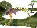 Tor wyścigowy dinozaur park 240 elementów XC256A