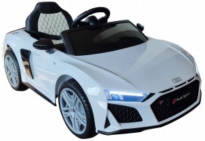 Audi R8 samochód auto na akumulator A300 SKÓRA PILOT EVA