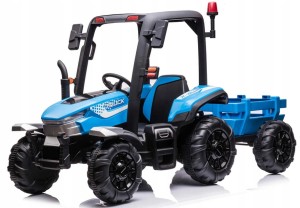 Traktor na akumulator 24V 400WAT PILOT SKÓRA MIĘKKIE KOŁA  EVA BLT-206
