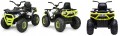 Quad na akumulator atv 4x4 skóra miękkie koła eva światła dźwięk pilot 2.4g XMX607