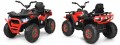 Quad na akumulator atv 4x4 skóra miękkie koła eva światła dźwięk pilot 2.4g XMX607