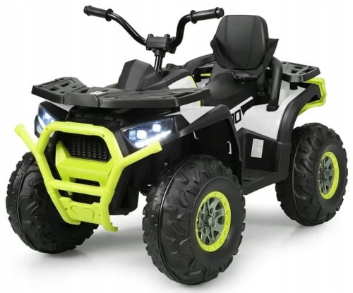 Quad na akumulator atv 4x4 skóra miękkie koła eva światła dźwięk pilot 2.4g XMX607