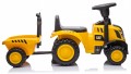 Traktorek z przyczepką jeździk pchacz "Cat" caterpillar Ze światłami, dźwiękiem i klaksonem 658C