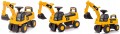 Jeździk koparka cat z ruchomą łyżką , "Cat"  caterpillar 662