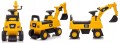 Jeździk koparka cat z ruchomą łyżką , "Cat"  caterpillar 662