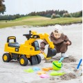Jeździk koparka cat z ruchomą łyżką , "Cat"  caterpillar 662