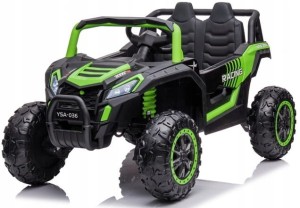 Jeep buggy 4x4 auto na akumulator 4silniki pilot miękkie koła eva skóra utv A036 