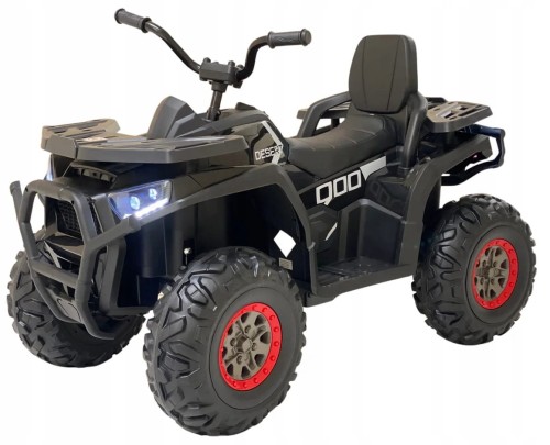 Quad na akumulator atv 4x4 skóra miękkie koła eva światła dźwięk pilot 2.4g XMX607