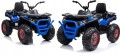 Quad na akumulator atv 4x4 skóra miękkie koła eva światła dźwięk pilot 2.4g XMX607