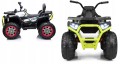 Quad na akumulator atv 4x4 skóra miękkie koła eva światła dźwięk pilot 2.4g XMX607