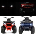 Quad na akumulator atv 4x4 skóra miękkie koła eva światła dźwięk pilot 2.4g XMX607