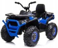 Quad na akumulator atv 4x4 skóra miękkie koła eva światła dźwięk pilot 2.4g XMX607
