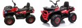 Quad na akumulator atv 4x4 skóra miękkie koła eva światła dźwięk pilot 2.4g XMX607