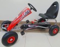 Gokart na pedały pompowane koła Duży F8