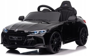 Bmw M4 auto samochód na akumulator skóra miękkie koła eva 2x45W pilot led SX2418