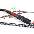 Kolejka elektryczna 7m rail king dymiąca ze światłem i dźwiękiem 19032-2