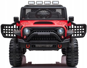 Jeep auto na akumulator skóra miękkie koła eva pilot 4x silnik 12v10ah 4x4 XMX617