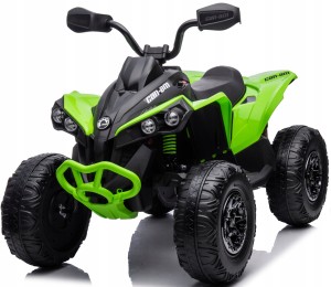 Quad Can-Am RENEGADE ATV na akumulator 4x4 skóra miękkie koła eva pilot 2.4 DK-CA002 